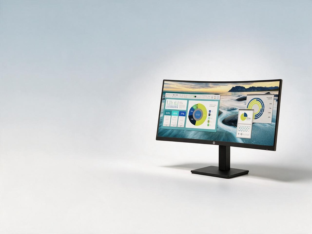 [69610] ÷ Hp monitor p34hc g4 / 34\ / wqhd / hdmi-displayport-usb(a)-usb(b)-usb(c) / regulable altura / curvo"